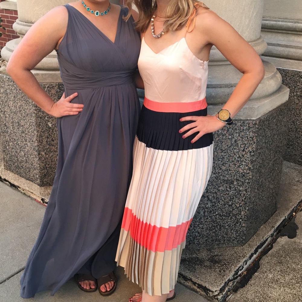 Banana republic color block dress